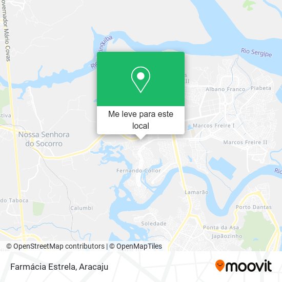 Farmácia Estrela mapa