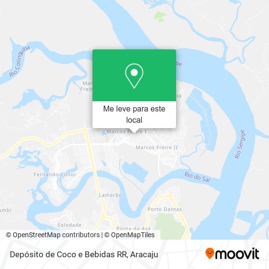 Depósito de Coco e Bebidas RR mapa