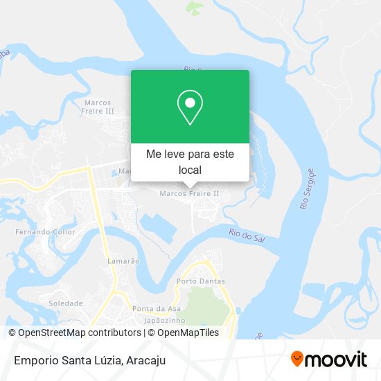 Emporio Santa Lúzia mapa