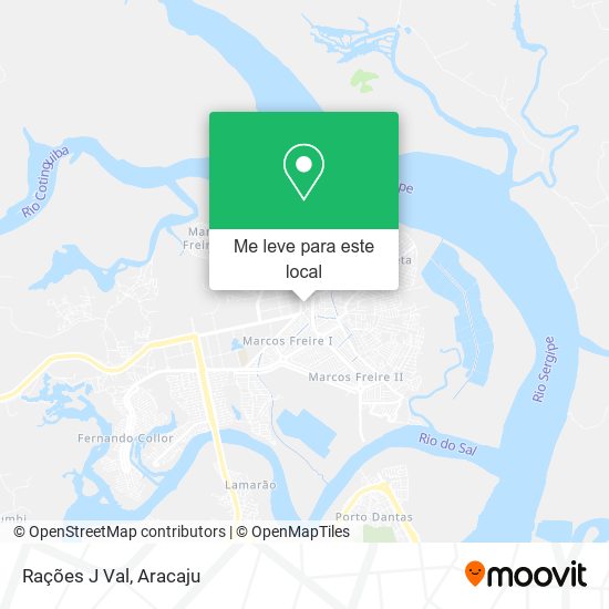 Rações J Val mapa