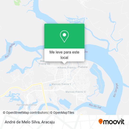 André de Melo Silva mapa