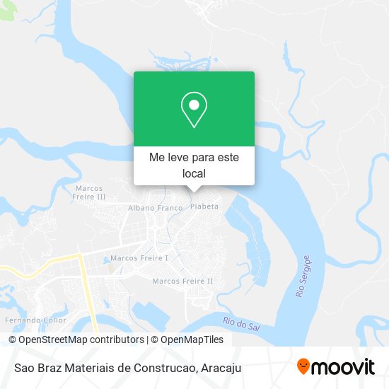 Sao Braz Materiais de Construcao mapa