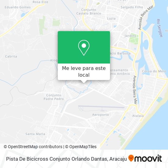 Pista De Bicicross Conjunto Orlando Dantas mapa
