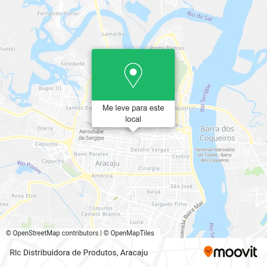 Rlc Distribuidora de Produtos mapa