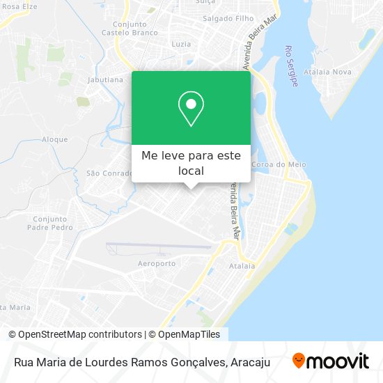 Rua Maria de Lourdes Ramos Gonçalves mapa