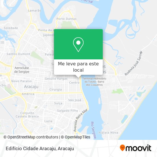 Edifício Cidade Aracaju mapa