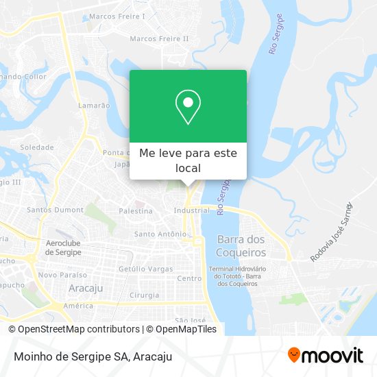 Moinho de Sergipe SA mapa