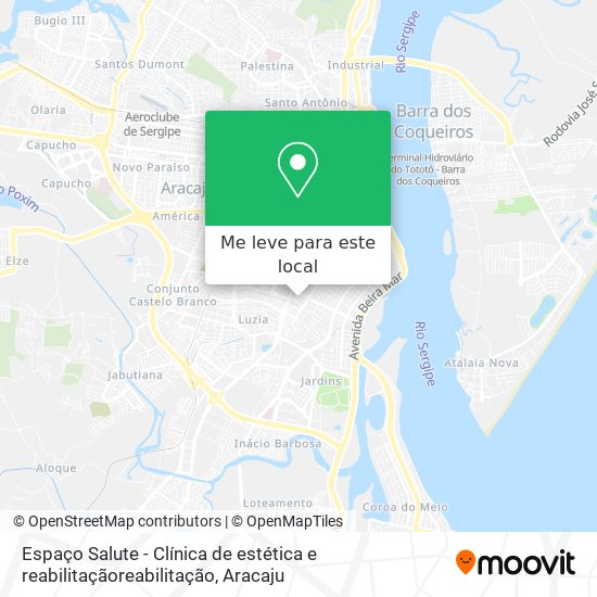 Espaço Salute - Clínica de estética e reabilitaçãoreabilitação mapa