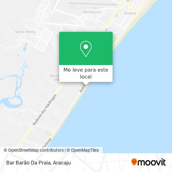 Bar Barão Da Praia mapa