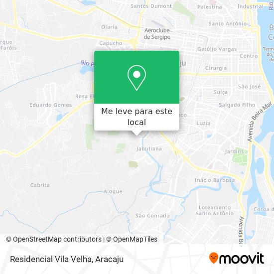 Residencial Vila Velha mapa