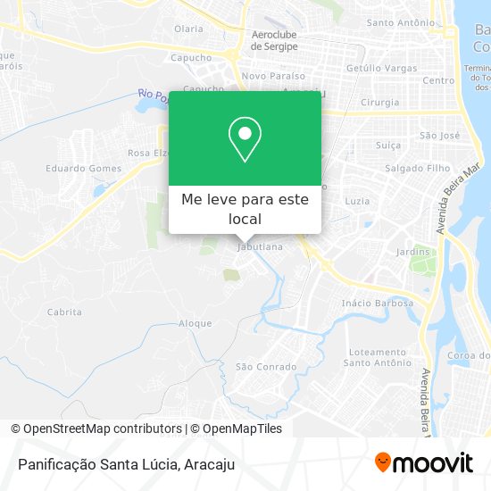 Panificação Santa Lúcia mapa