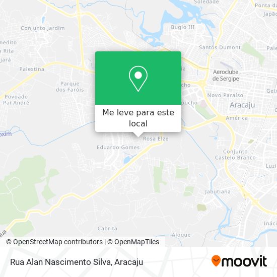 Rua Alan Nascimento Silva mapa