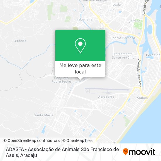 ADASFA - Associação de Animais São Francisco de Assis mapa