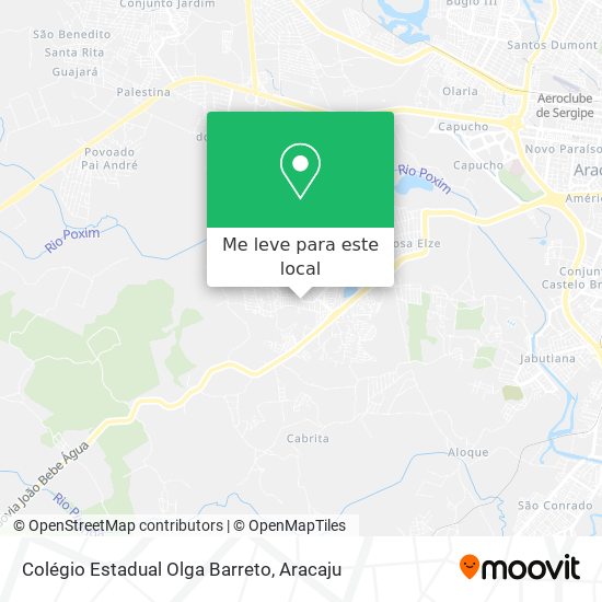 Colégio Estadual Olga Barreto mapa