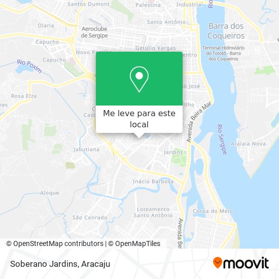 Soberano Jardins mapa