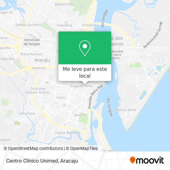 Centro Clínico Unimed mapa