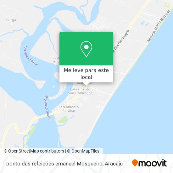 ponto das refeições emanuel Mosqueiro mapa