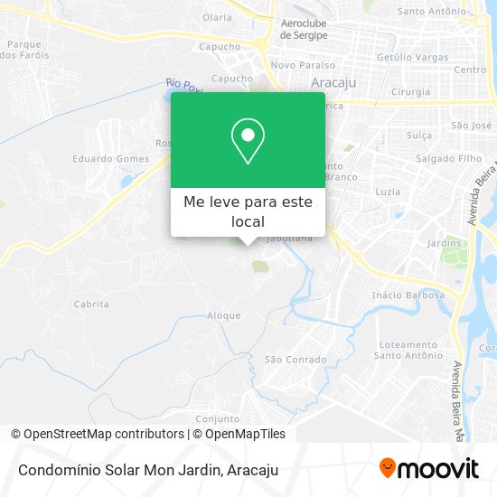 Condomínio Solar Mon Jardin mapa