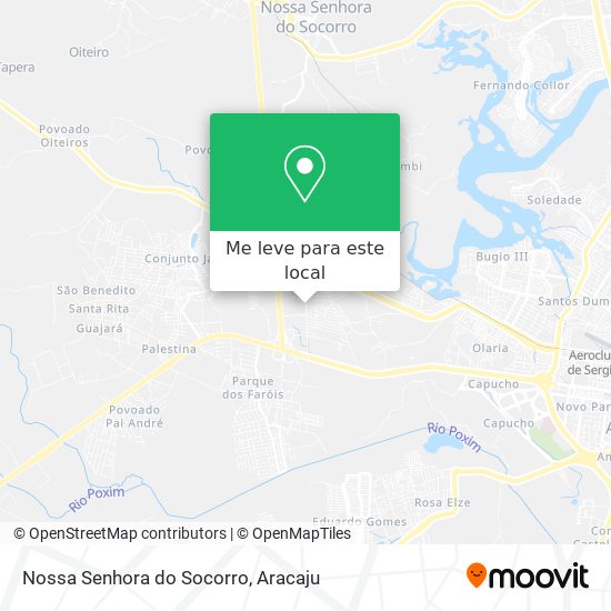 Nossa Senhora do Socorro mapa