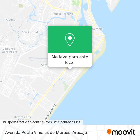 Avenida Poeta Vinícius de Moraes mapa