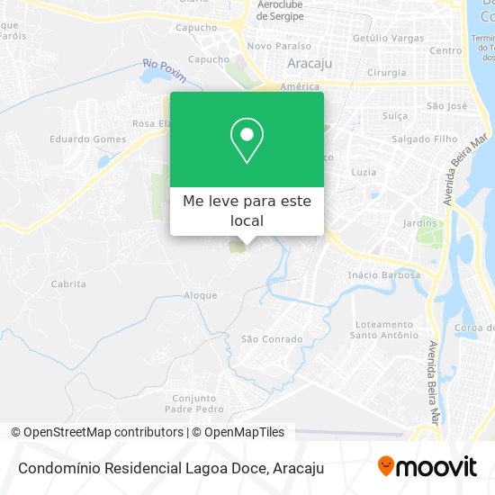 Condomínio Residencial Lagoa Doce mapa