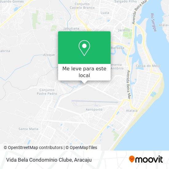 Vida Bela Condomínio Clube mapa