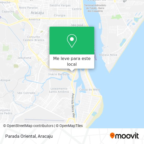 Parada Oriental mapa