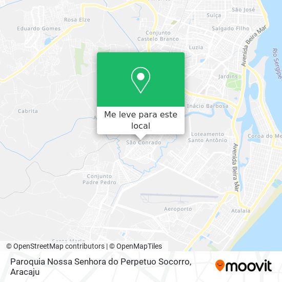 Paroquia Nossa Senhora do Perpetuo Socorro mapa