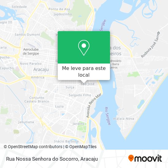 Rua Nossa Senhora do Socorro mapa