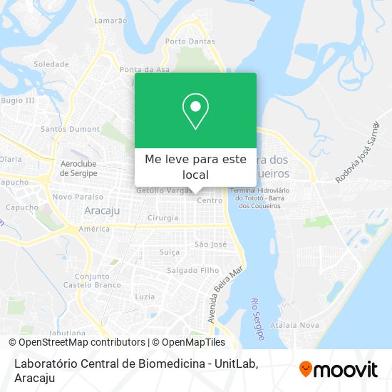 Laboratório Central de Biomedicina - UnitLab mapa