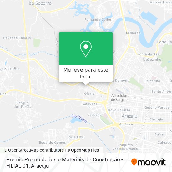 Premic Premoldados e Materiais de Construção - FILIAL 01 mapa