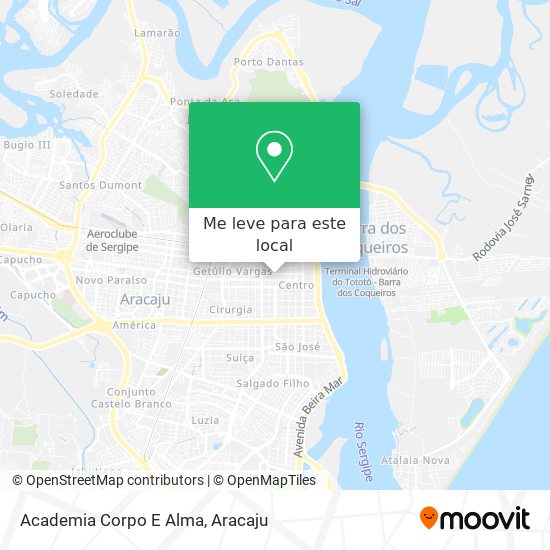 Academia Corpo E Alma mapa