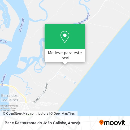 Bar e Restaurante do João Galinha mapa