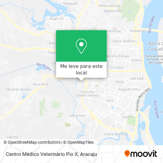 Centro Médico Veterinário Pio X mapa