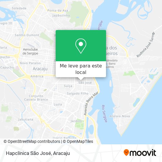 Hapclínica São José mapa