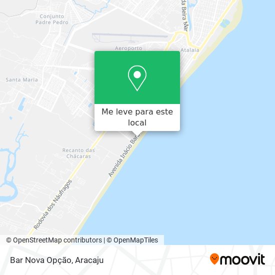 Bar Nova Opção mapa