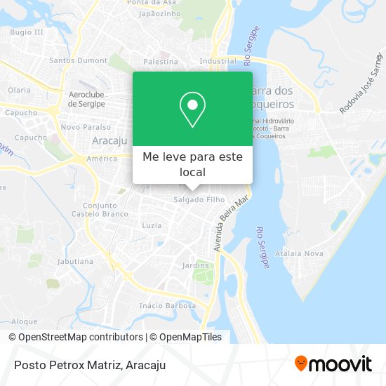 Posto Petrox Matriz mapa