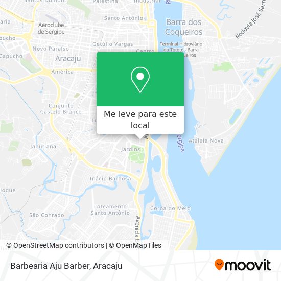 Barbearia Aju Barber mapa