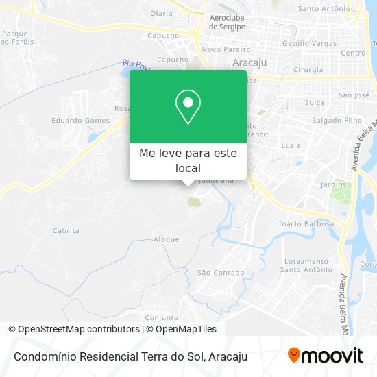 Condomínio Residencial Terra do Sol mapa