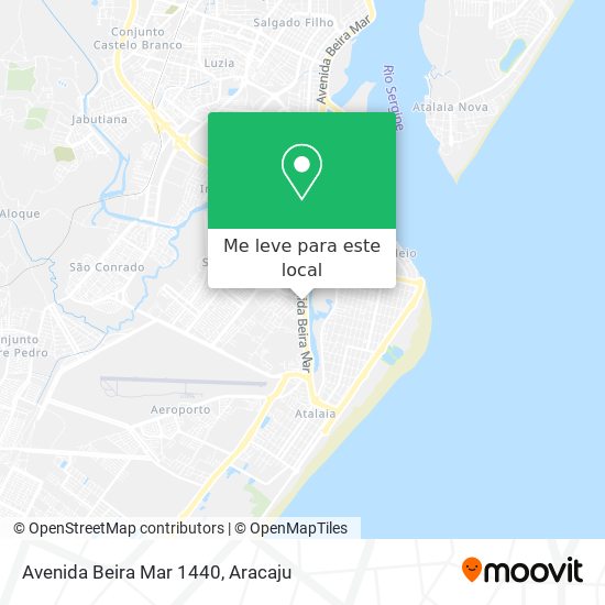 Avenida Beira Mar 1440 mapa