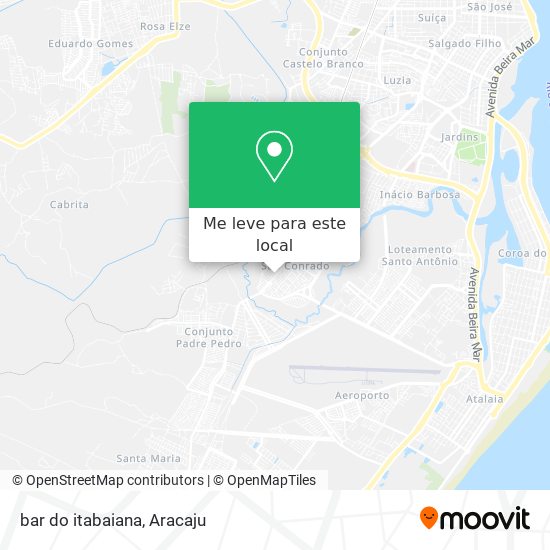 bar do itabaiana mapa