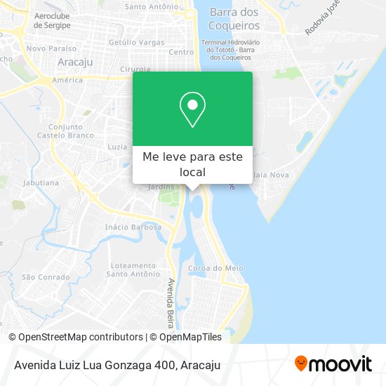 Avenida Luiz Lua Gonzaga 400 mapa