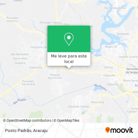 Posto Padrão mapa