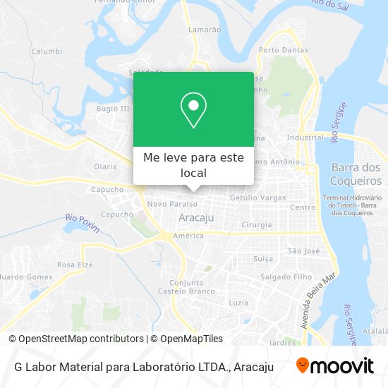 G Labor Material  para Laboratório LTDA. mapa