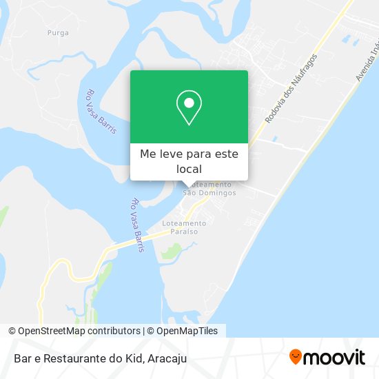 Bar e Restaurante do Kid mapa