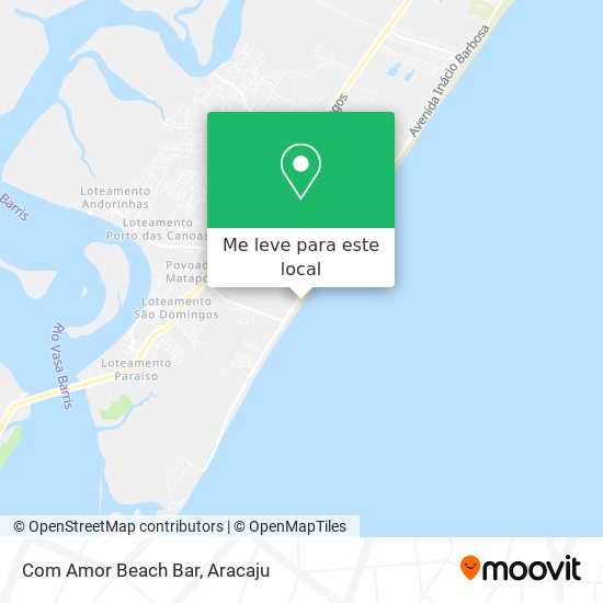 Com Amor Beach Bar mapa