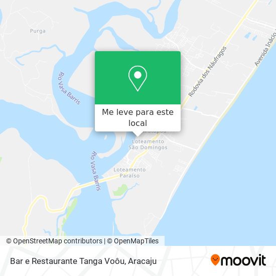 Bar e Restaurante Tanga Voôu mapa