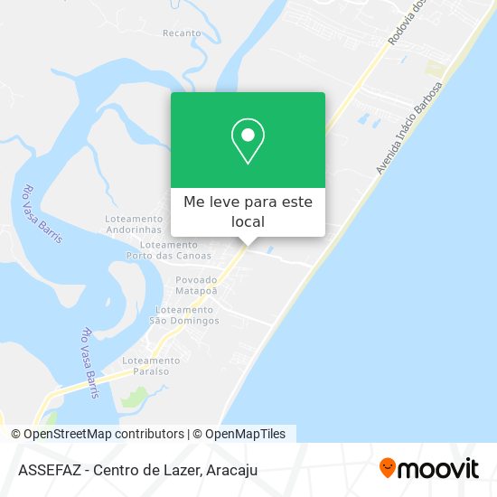 ASSEFAZ - Centro de Lazer mapa