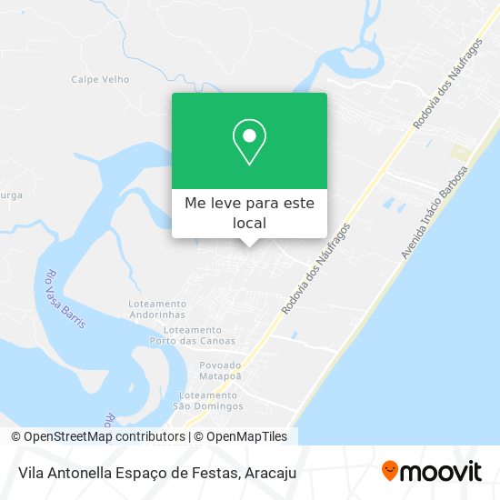 Vila Antonella Espaço de Festas mapa