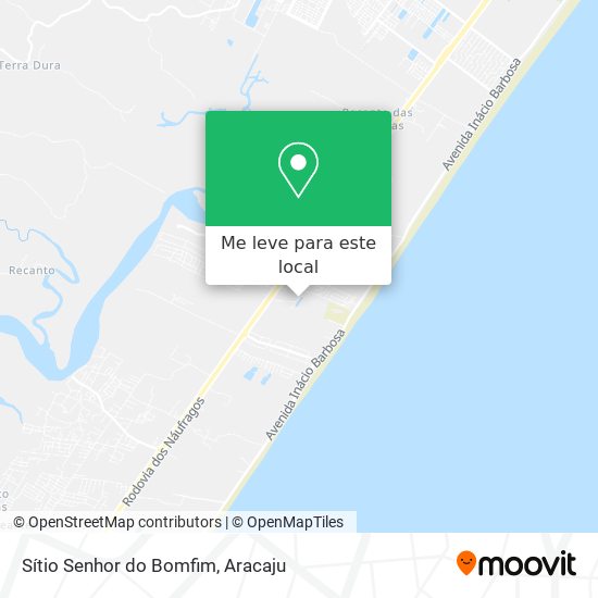 Sítio Senhor do Bomfim mapa